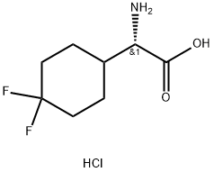 (2S)-2-amino-2-(4,4-difluorocyclohexyl)asid asetik hidroklorida