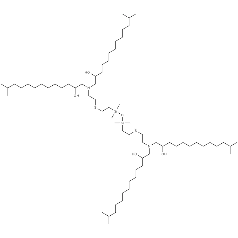 14,28-bis(2-hydroxy-12-methyltridecyl)-2,20,20,22,22,40-hexamethyl-21-oxa-17,25-dithia-14,28-diaza-20,22-disilahentetracontane-12,30-diol