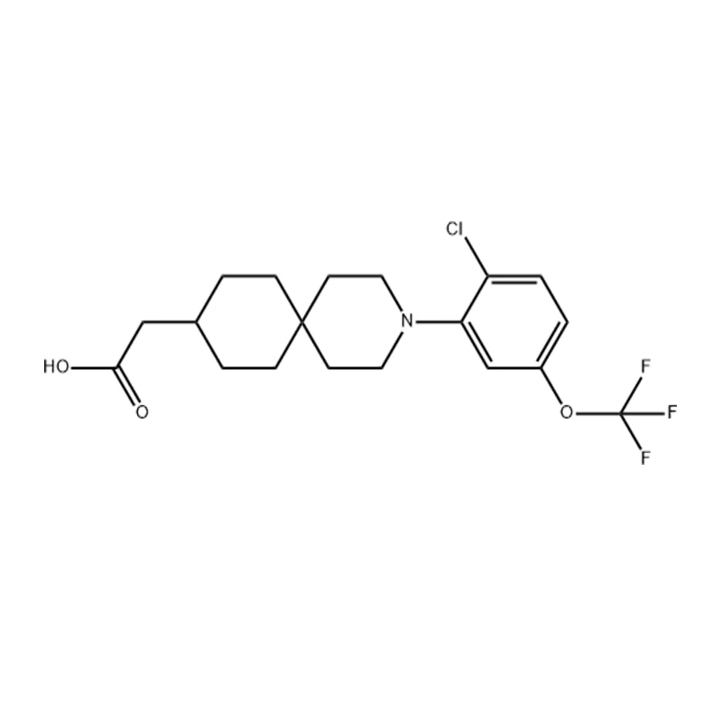 3-[2-Chloro-5-(trifluoromethoxy)fenil]-3-azaspiro[5.5]asid undecane-9-acetic