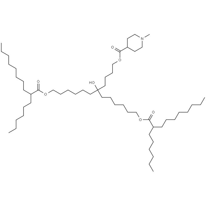 7-hidroksi-7-(4-((1-metilpiperidin-4-karbonil)oksi)butil)tridekana-1,11-diil bis(2-heksildekanoat)