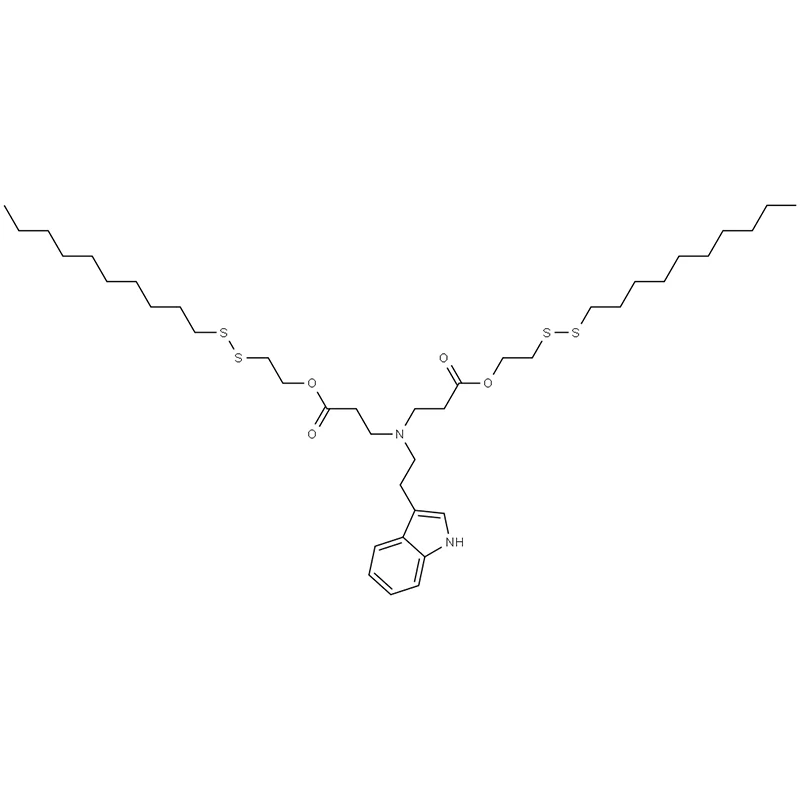 Bis(2-(desildisulfaneyl)etil) 3,3'-((2-(1H-indol-3-yl)etil)azanediyl)dipropionat